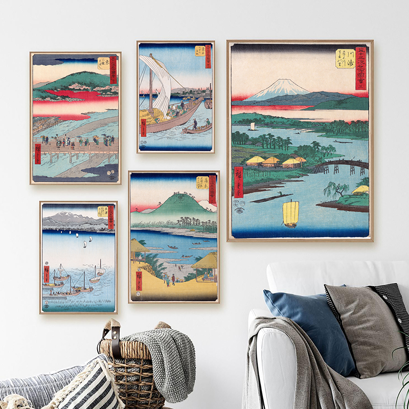Lifestyle Of Japanese - Japanese Traditional Landscape Poster Canvas Art