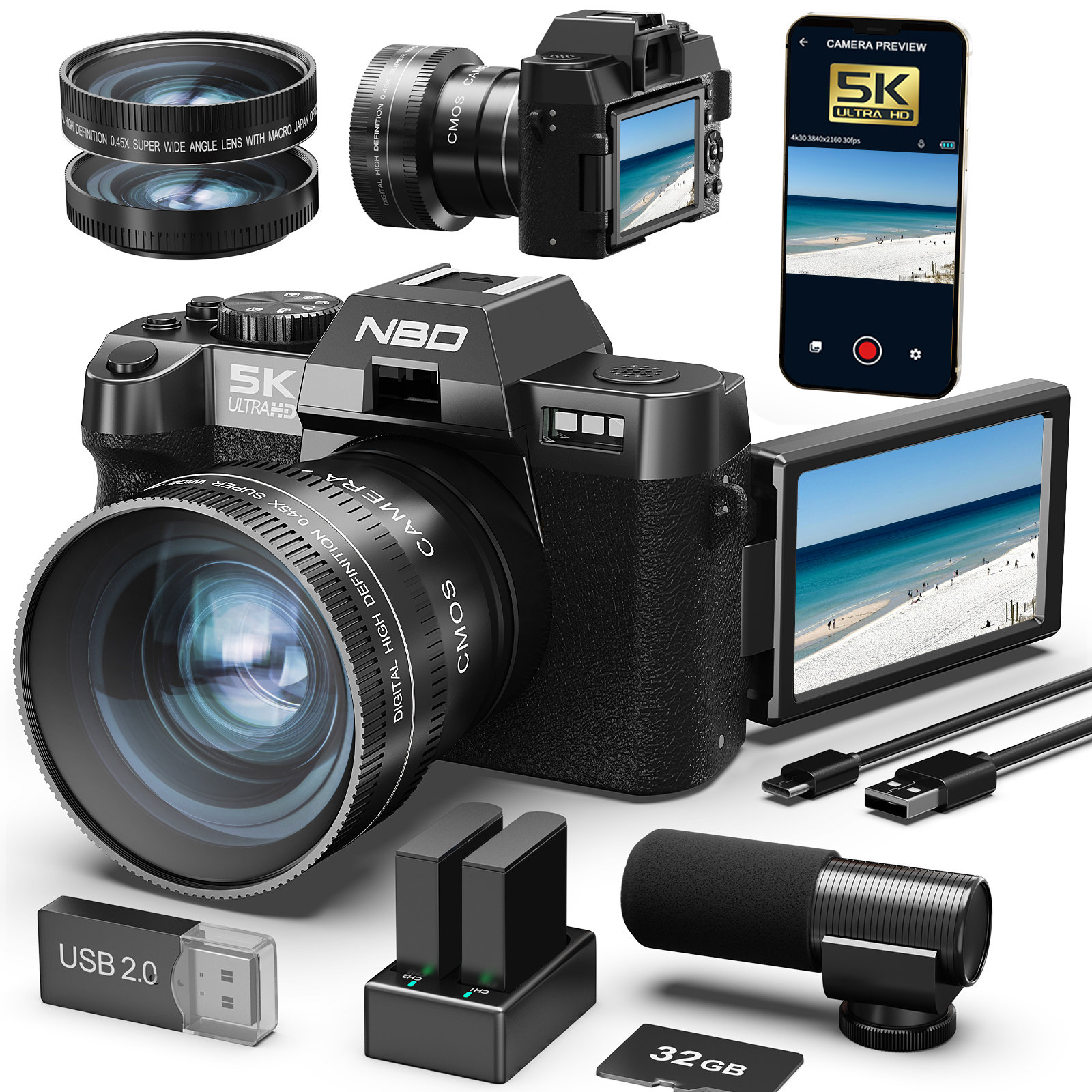 Lifestyle Of Japanese - NBD Digital Cameras 5K&48MP Photography 16X
