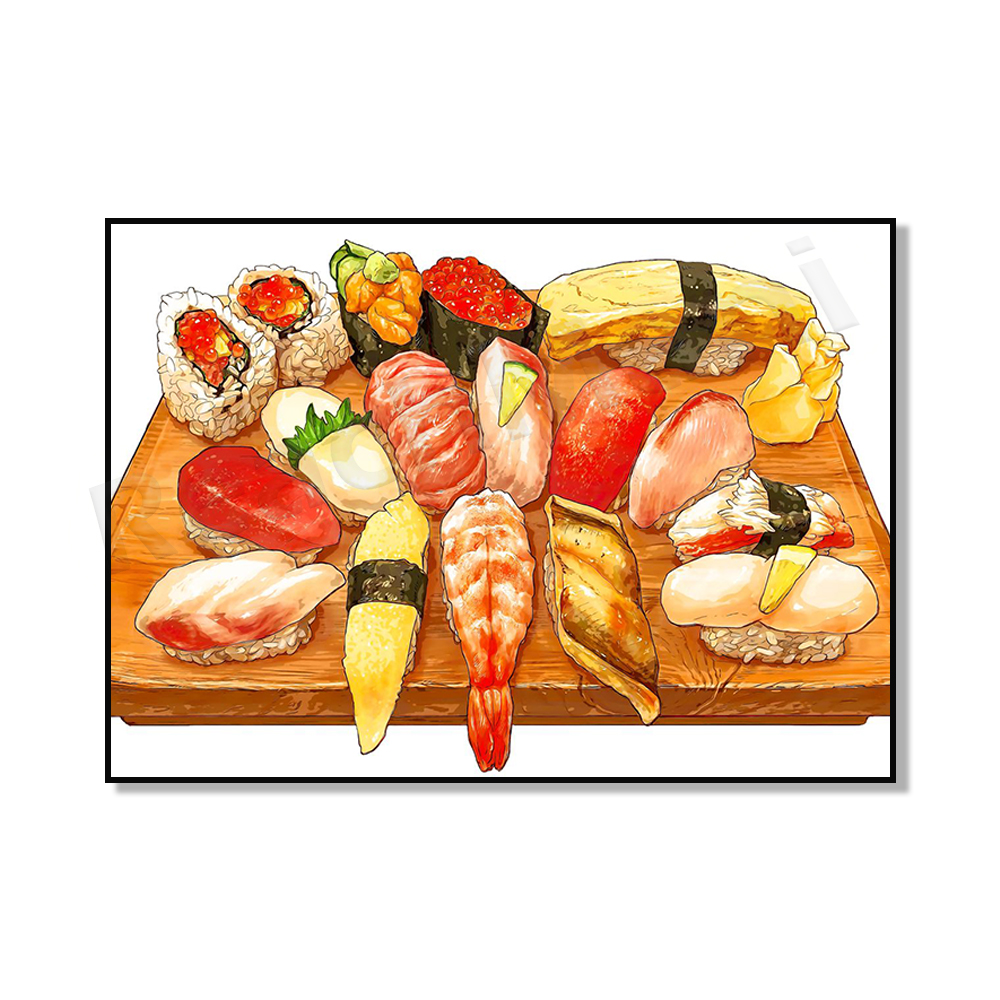 Japanese Food Lifestyle - Japanese-style Wall Decoration Painting Wall Art