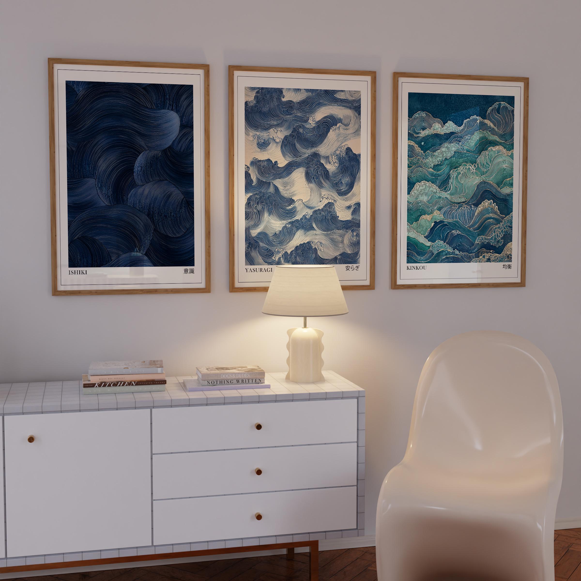 Japandi Wall Art Set of 3, Mod – Lifestyle Of Japanese Bewertung und Preis