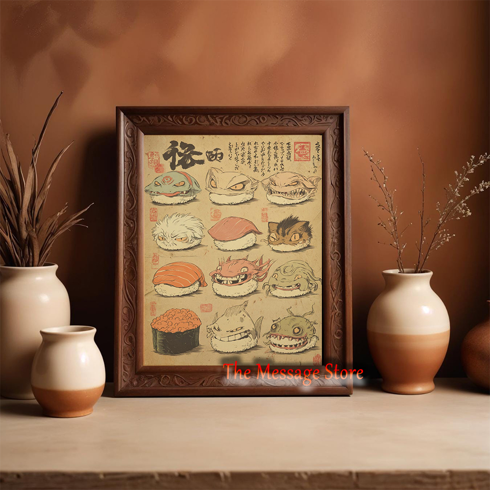 Japanese Sushi Monster Art Yok – Japanese Food Lifestyle Bewertung und Preis