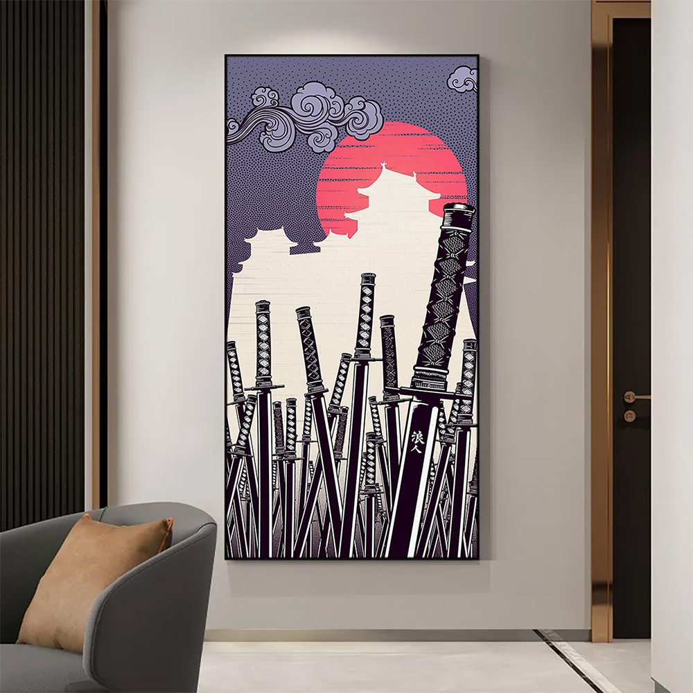 Japanese Katana Canvas Paintin – Lifestyle Of Japanese Bewertung und Preis
