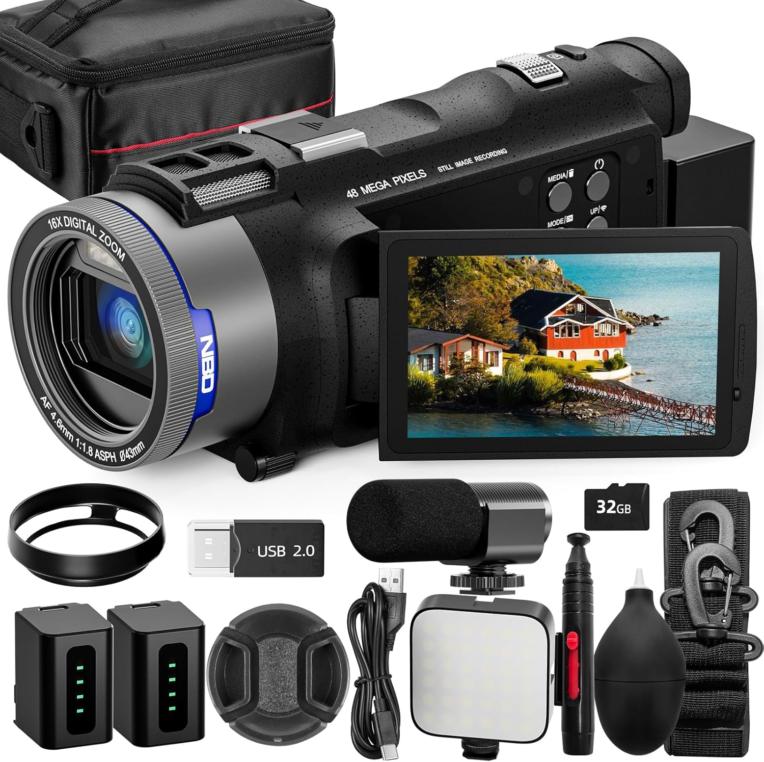 NBD 4K Camcorder Video Camera  – Japanese Lifestyle Video Bewertung und Preis