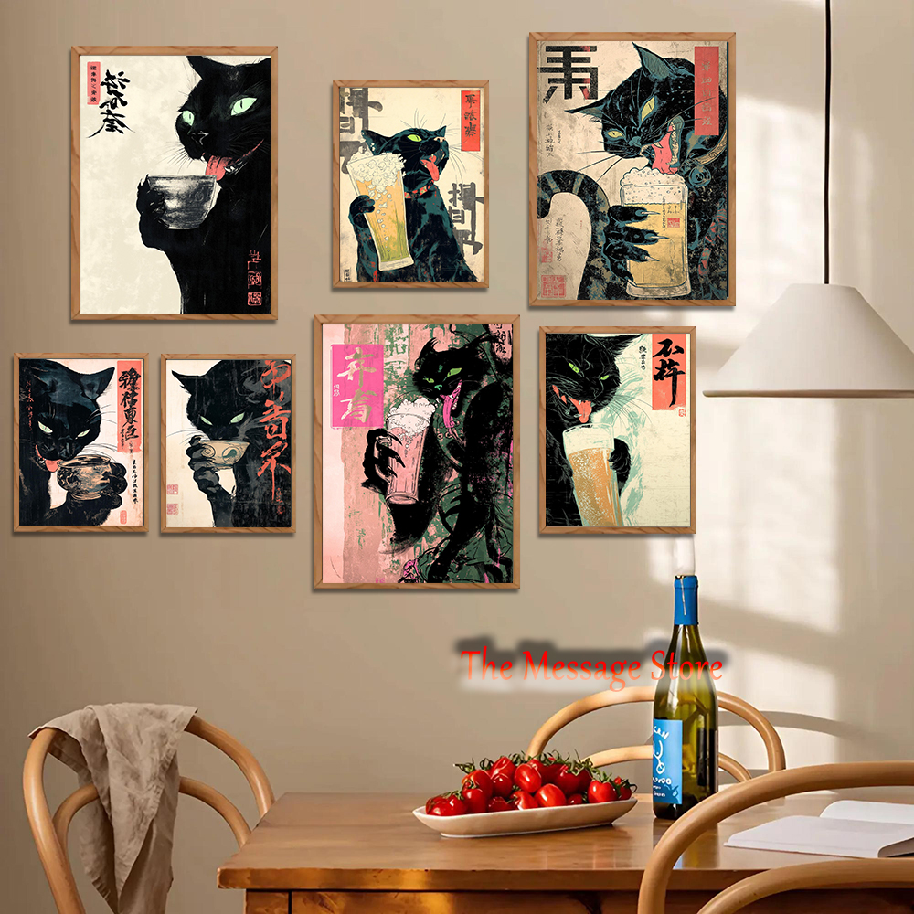 Japanese Quirky Cat Drinking A – Lifestyle Of Japanese Bewertung und Preis