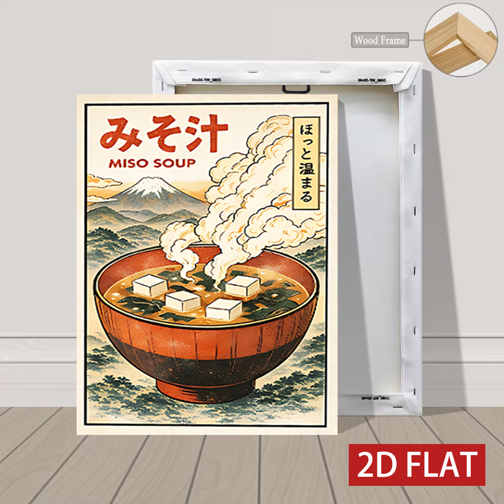 3 Counts Wooden Framed Canvas  – Japanese Food Lifestyle Bewertung und Preis