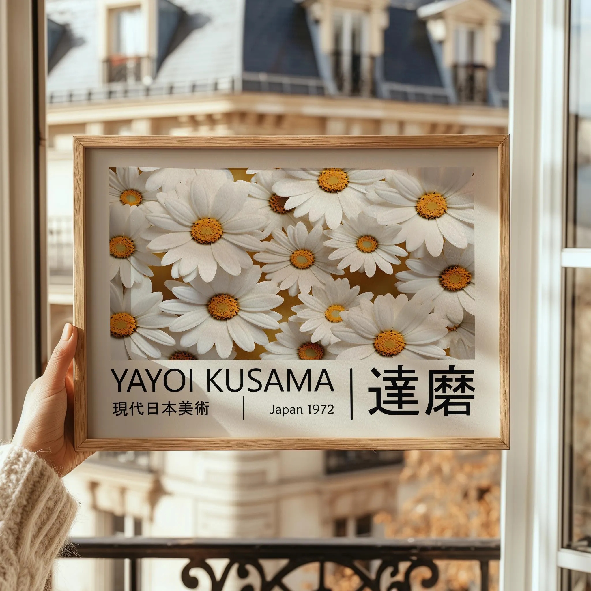 Yayoi Kusama Poster Japandi Ga – Lifestyle Of Japanese Bewertung und Preis