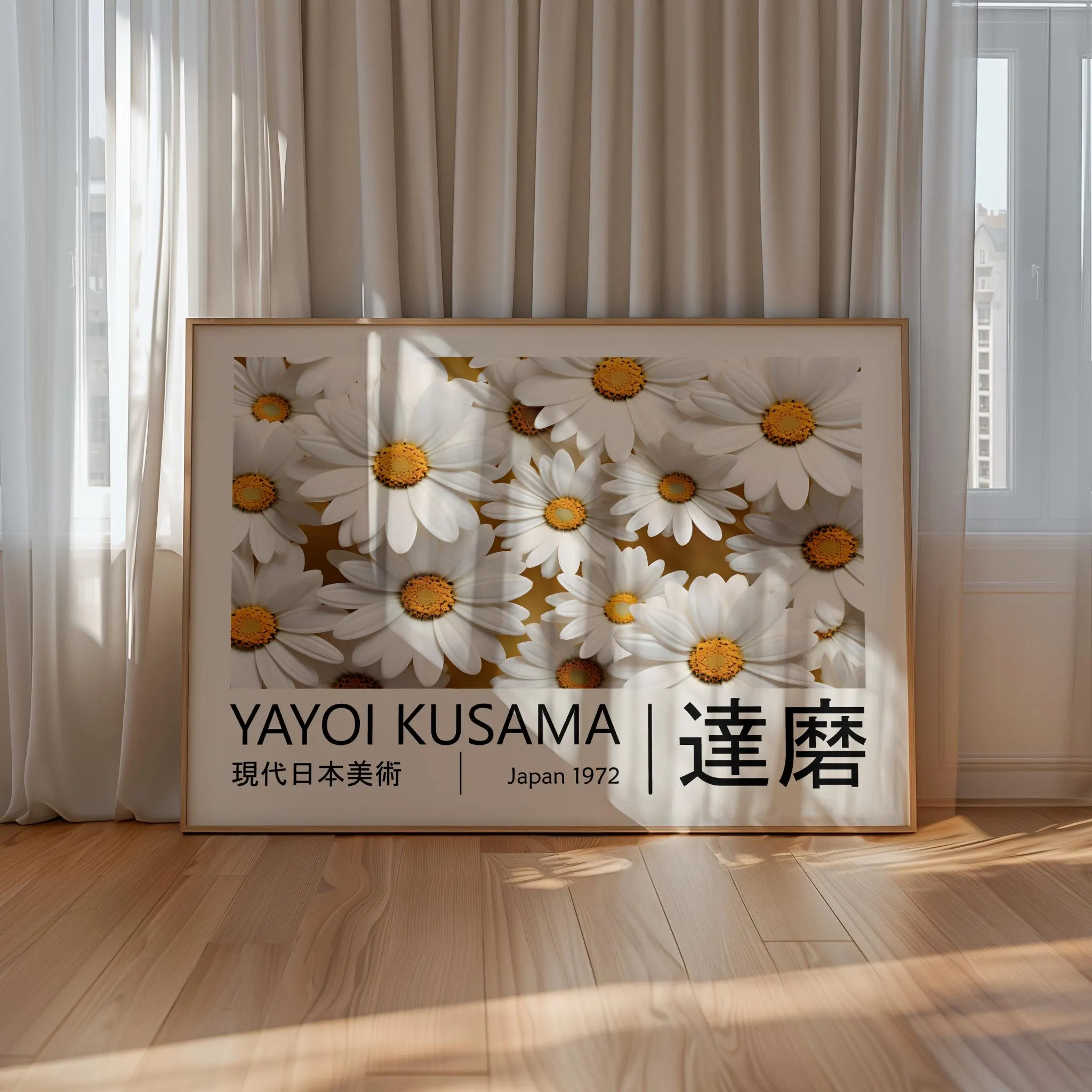 Yayoi Kusama Poster Japandi Ga – Lifestyle Of Japanese Bewertung und Preis