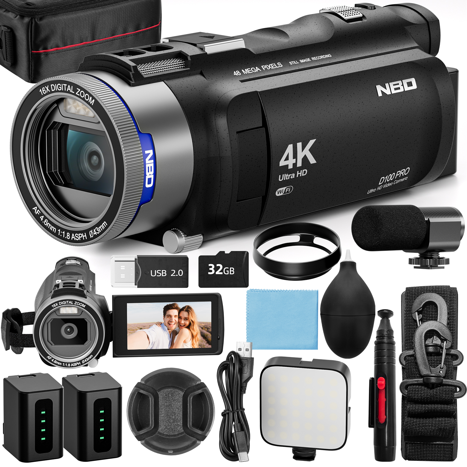 NBD 4K HD&48MP Camcorder Video – Japanese Lifestyle Video Bewertung und Preis