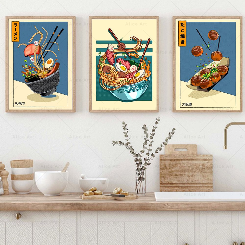 Japanese Style Poster Kitchen  – Japanese Food Lifestyle Bewertung und Preis