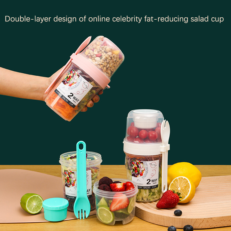 Breakfast Fruit Oat Yogurt Sal – Bento Box Two Tier Bewertung und Preis