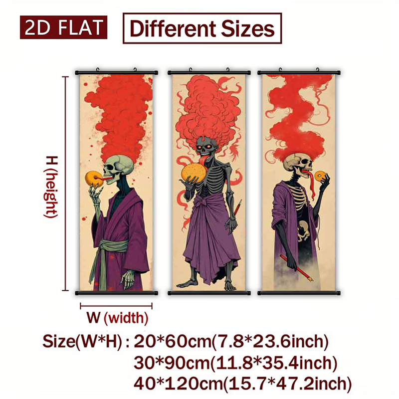 2D/FLAT-3pcs Skeleton Themed P – Lifestyle Of Japanese Bewertung und Preis